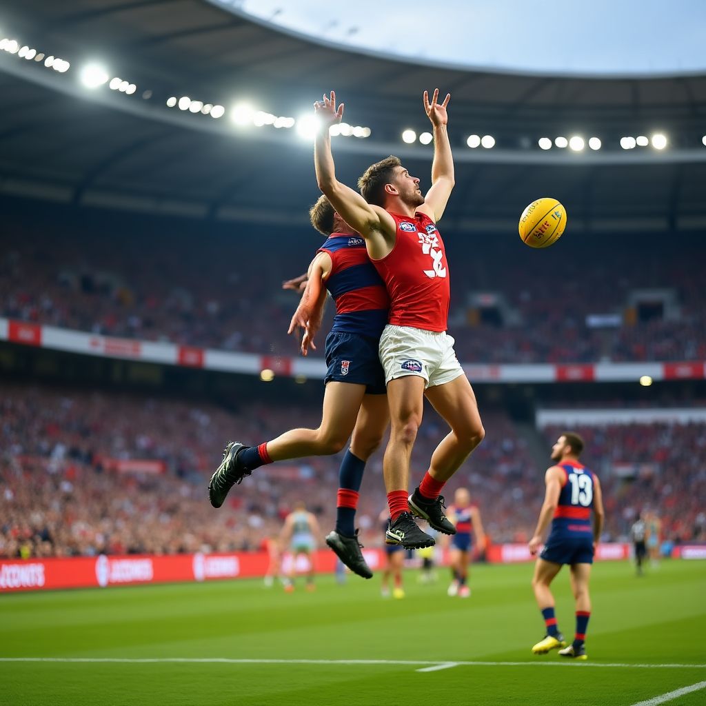 AFL match action